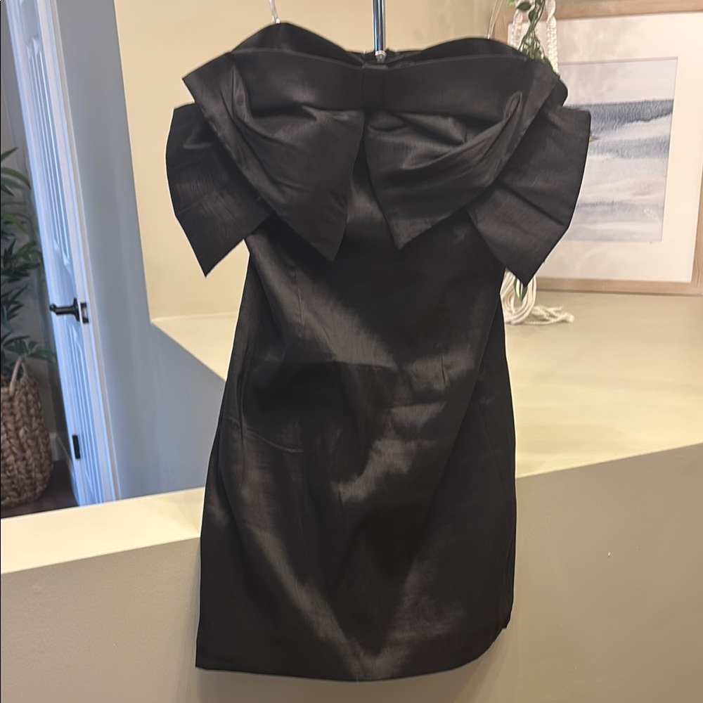 Evolutionary Black Bow Dress